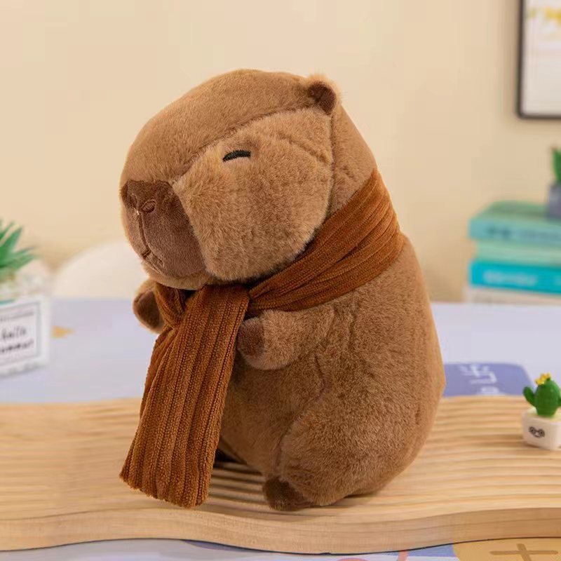 Thú nhồi bông capybara nhiều mẫu mini - Size 20 đến 22cm - Quà tặng chuột lang dễ thương êm mịn cho bé