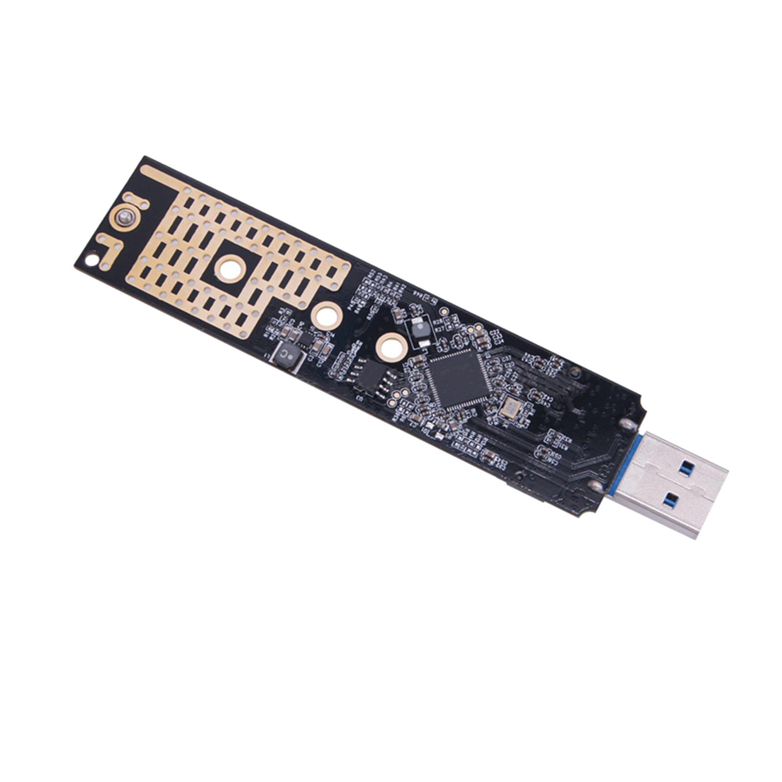 NVME to USB 3.1 Adapter Type A Card Converter Reader with Key B/Key B+M
