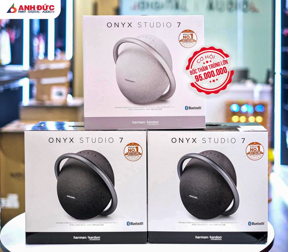 Loa Bluetooth Harman Kardon Onyx Studio 7 (Công suất 50W, Thời gian nghe nhạc 8h) - Hàng chính hãng PGI