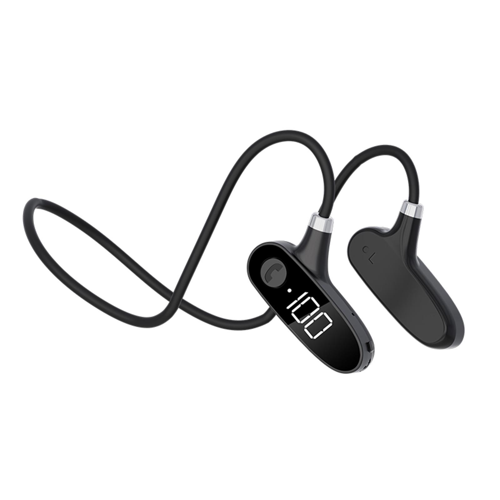 2PCS Sports Bone Conduction Headsets Bluetooth Earphones for Fitness Hunting
