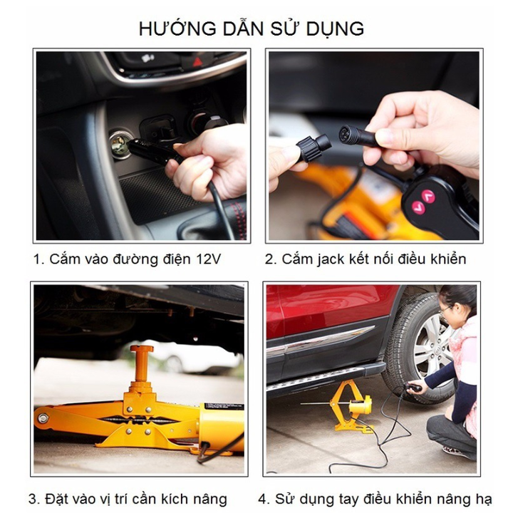 Bộ nâng kích gầm điện, máy siết ốc ô tô đa năng 2 trong 1 ROGTZ TY42S 3 tấn - Hàng chính hãng, bảo hành 24 tháng