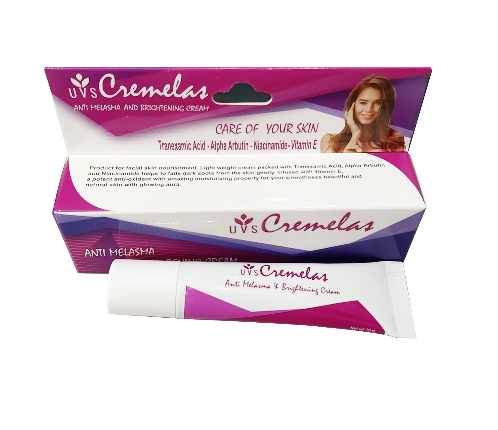 Gel giảm nám, thâm, sạm da, làm sáng da -UVS Cremelas - Loại tốt
