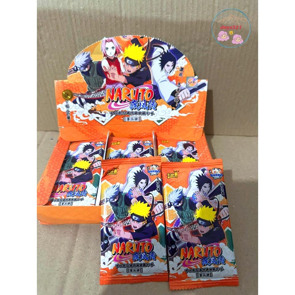 Set 5 Ảnh Thẻ Nhân Phẩm NARUTO Pack Card In Hình Nhân Vật Anime - ĐẠI CHIẾN LÀNG LÁ