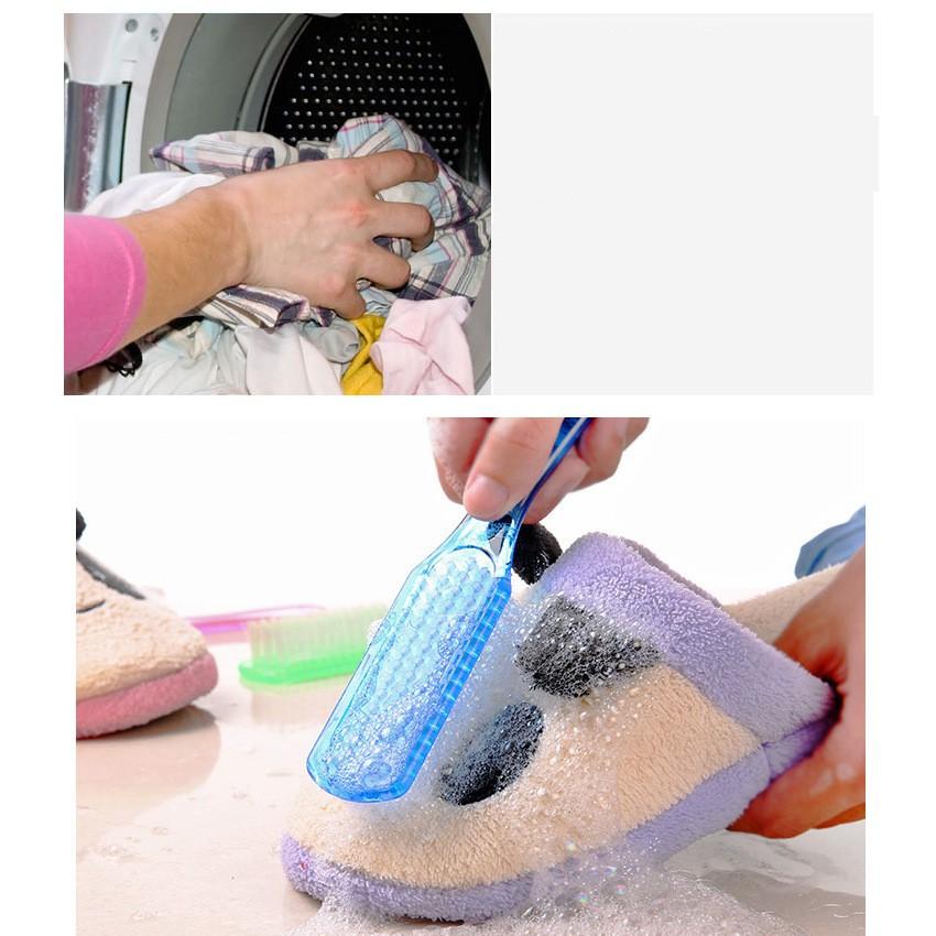 Bàn chải cọ rửa vệ sinh giày dép nhựa trong nhiều màu