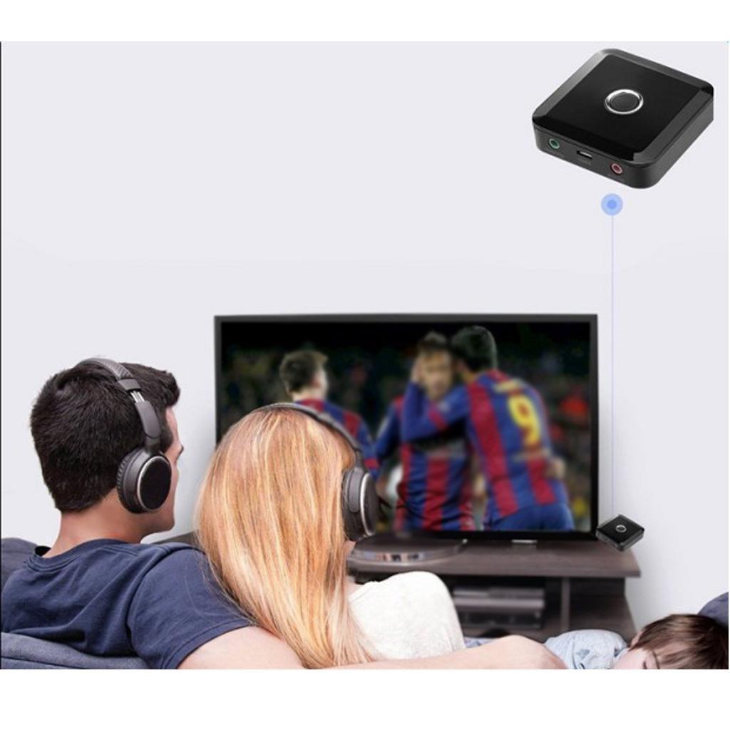 Bluetooth 4.0 Audio Transmitter Receiver Support HDTV Daul Bluetooth Headset