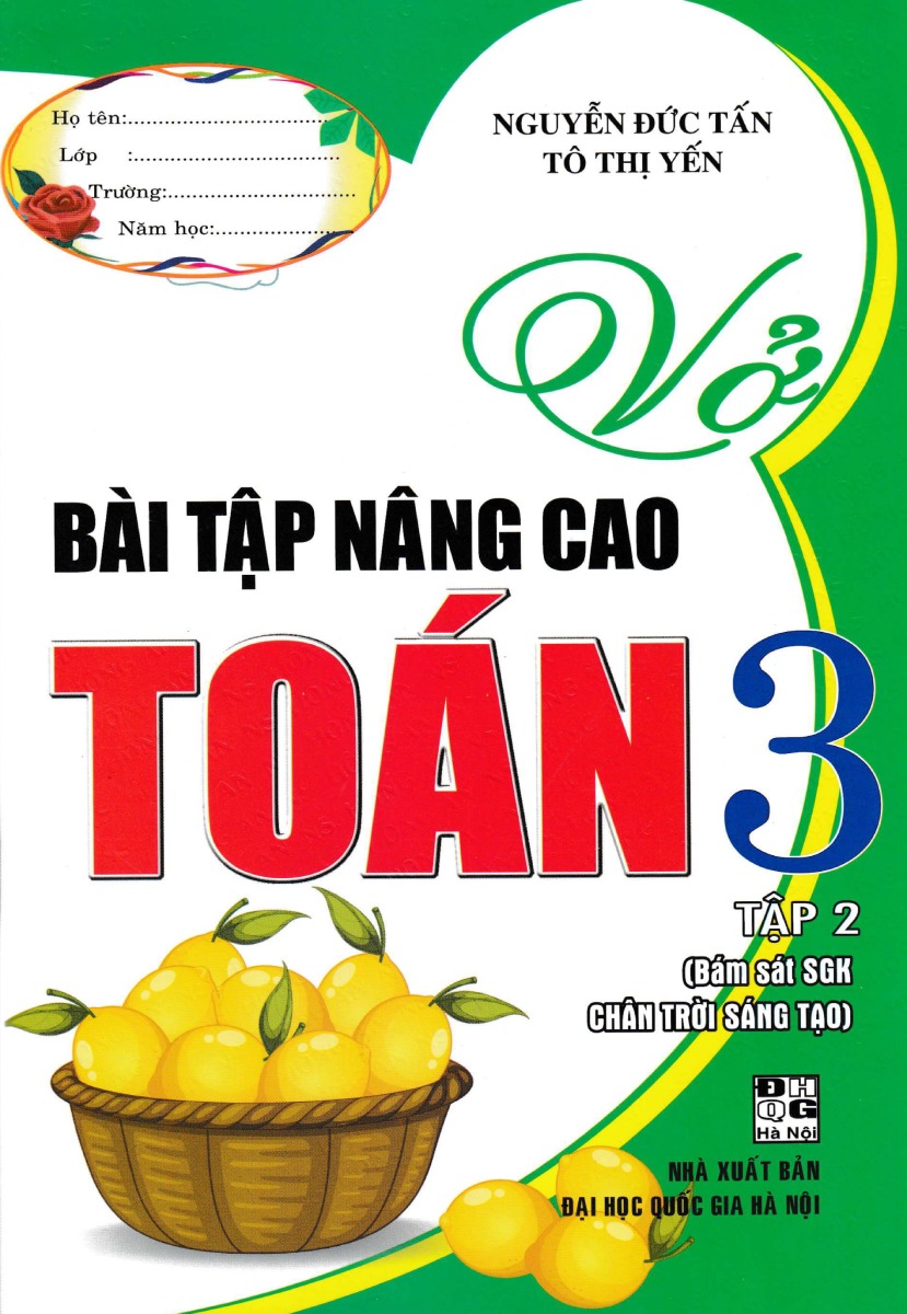 Vở Bài Tập Nâng Cao Toán Lớp 3 - Tập 2 (Bám Sát SGK Chân Trời Sáng Tạo) - HA