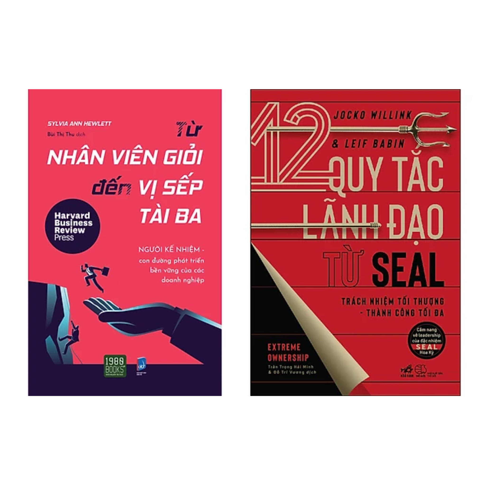 Combo 2 Cuốn Quản Trị Doanh Nghiệp: Từ Nhân Viên Giỏi Đến Vị Sếp Tài Ba + 12 Quy Tắc Lãnh Đạo Từ Seal