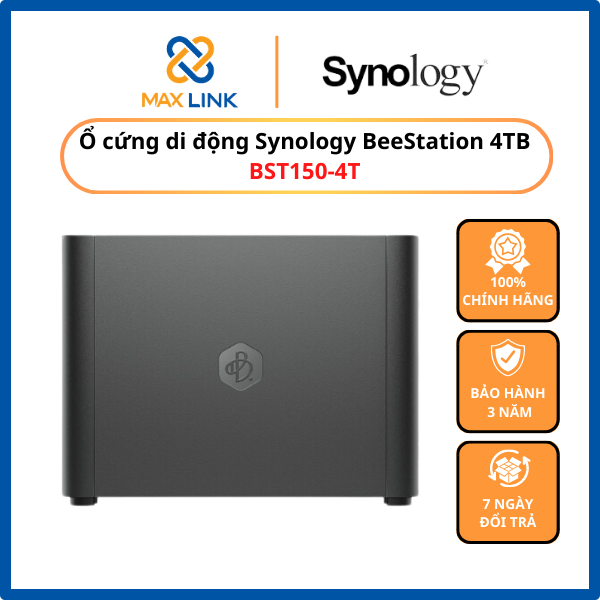 Ổ cứng di động Synology BeeStation BST150-4T - Hàng Chính Hãng