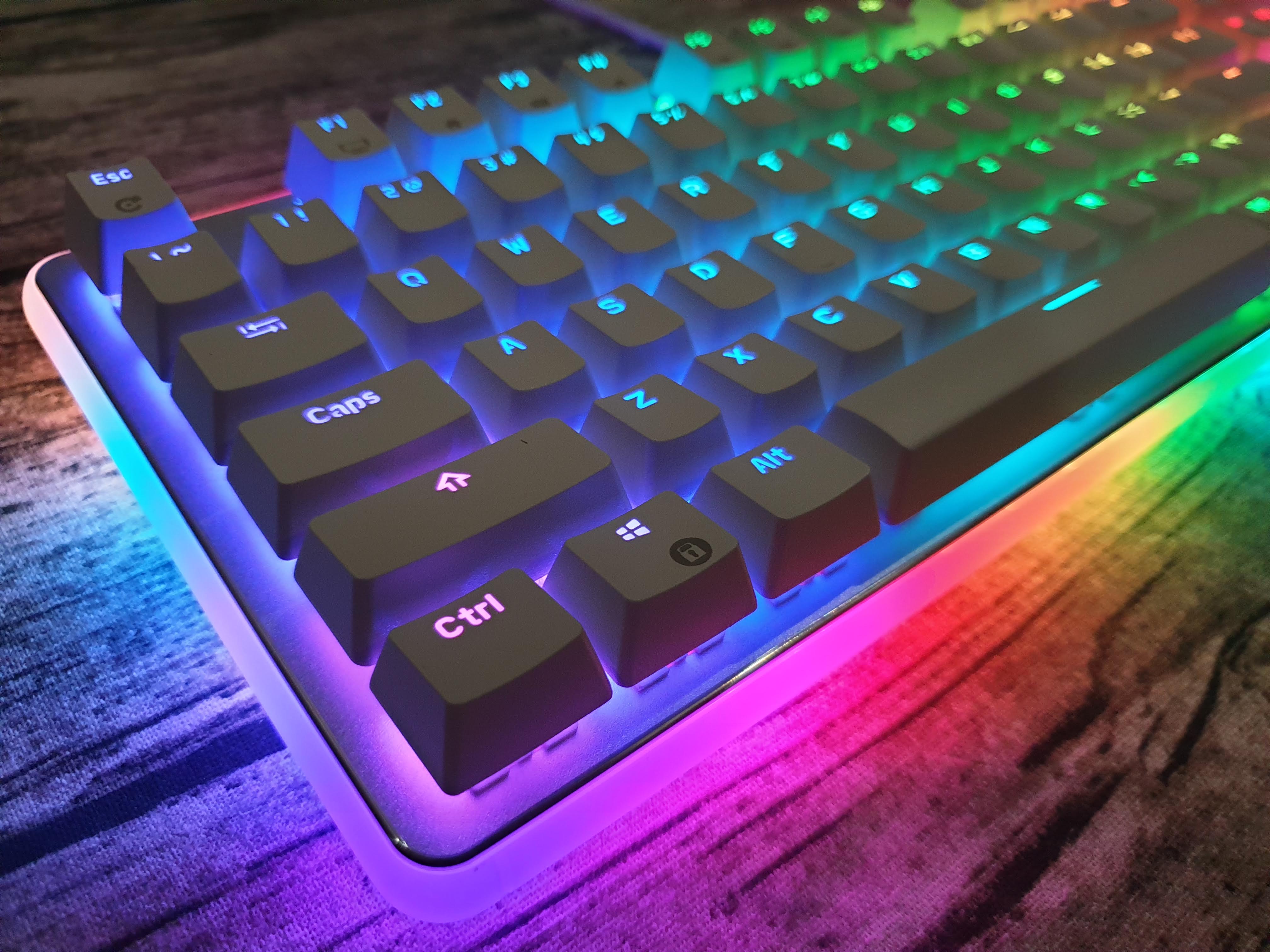 Bàn Phím Royal Kludge RK918 RGB Trắng - Hàng Nhập Khẩu