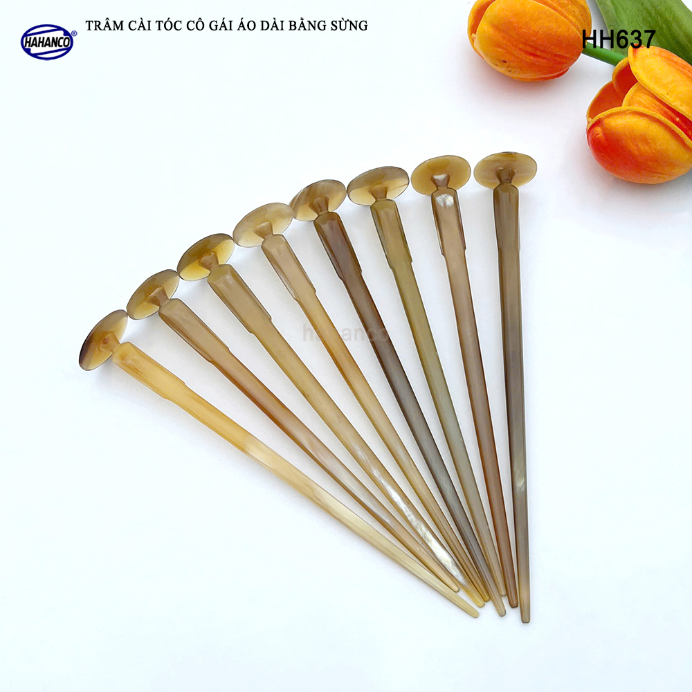 Trâm Cài Tóc Cô Gái Áo Dài Bằng Sừng HAHANCO Phụ Kiện Cài Cho Tóc - HH637
