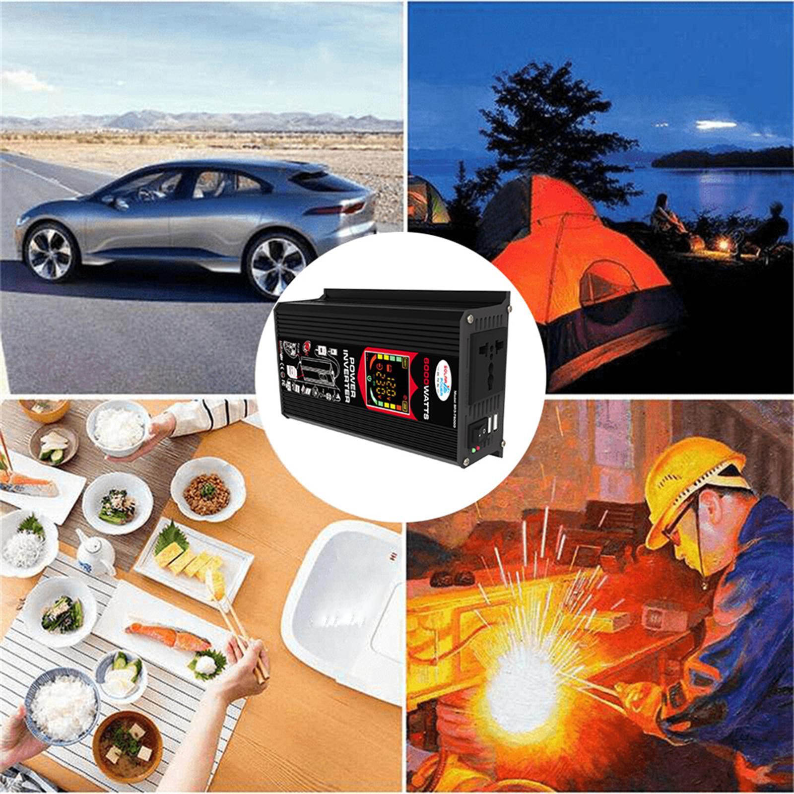 DC 12V to  Power Inverter Charger