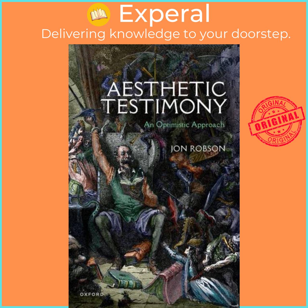 Sách - Aesthetic Testimony - An Optimistic Approach by Jon Robson (UK edition, hardcover)