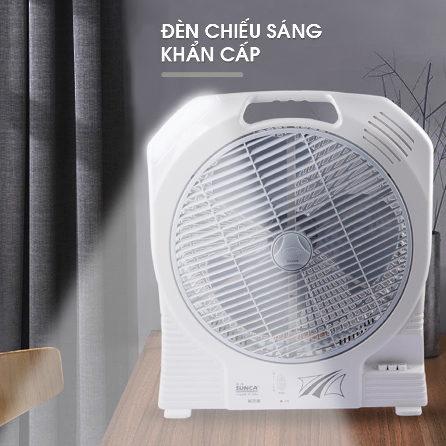 Quạt sạc điện Tiross TS9173 - Hàng chính hãng