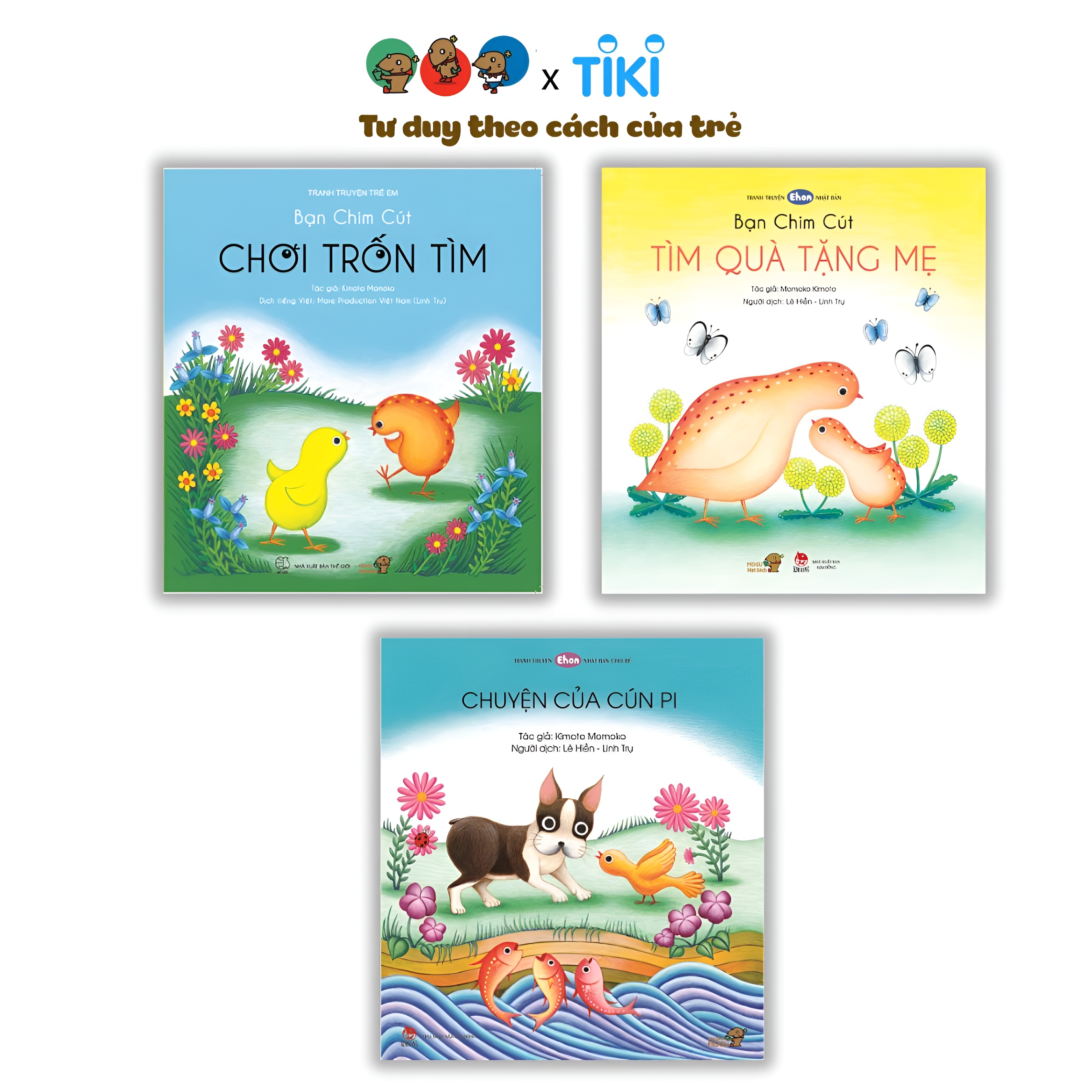 Sách Ehon Nhật Bản - Combo Yêu thương gia đình cho bé 0-3 tuổi