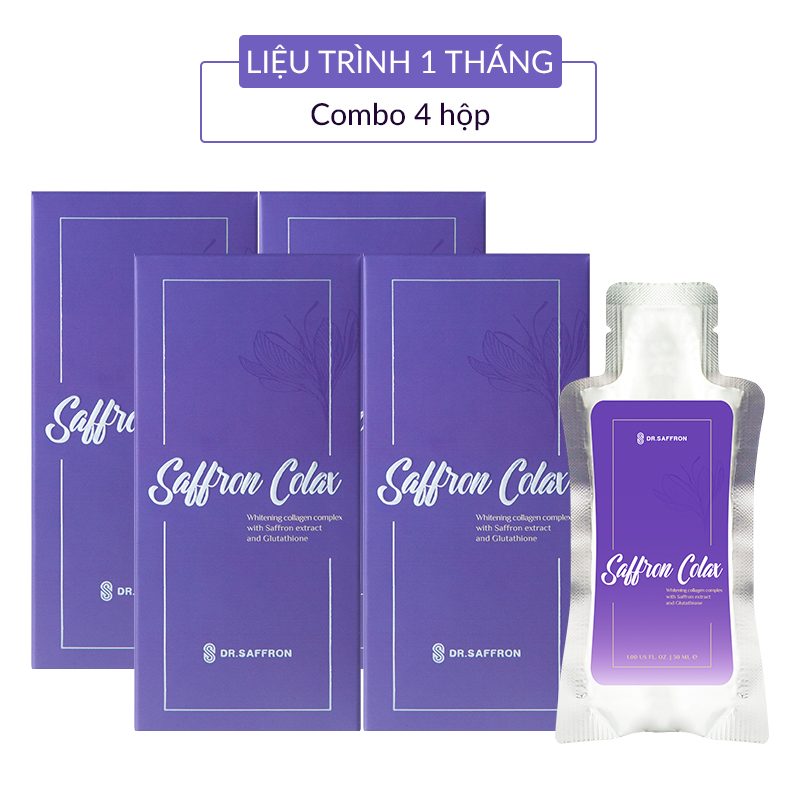 Saffron Collagen Colax Liệu Trình 1 Tháng