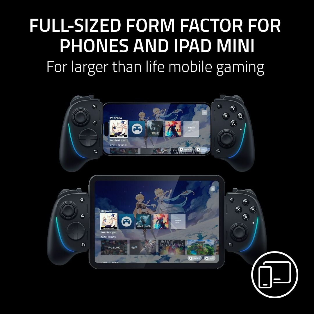 Tay cầm điện thoại Razer Kishi Ultra - USB C Gaming Controller for Android, iPhone, and iPad Mini_Mới, hàng chính hãng