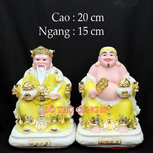 TƯỢNG THẦN TÀI THỔ ĐỊA - MÀU VÀNG