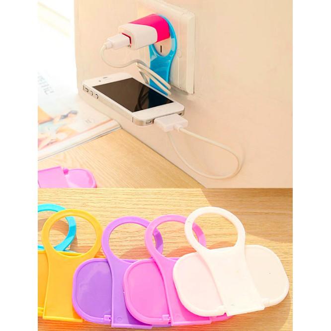 Combo 2 Giá Đỡ Treo Điện Thoại Khi Sạc Siêu Tiện Lợi