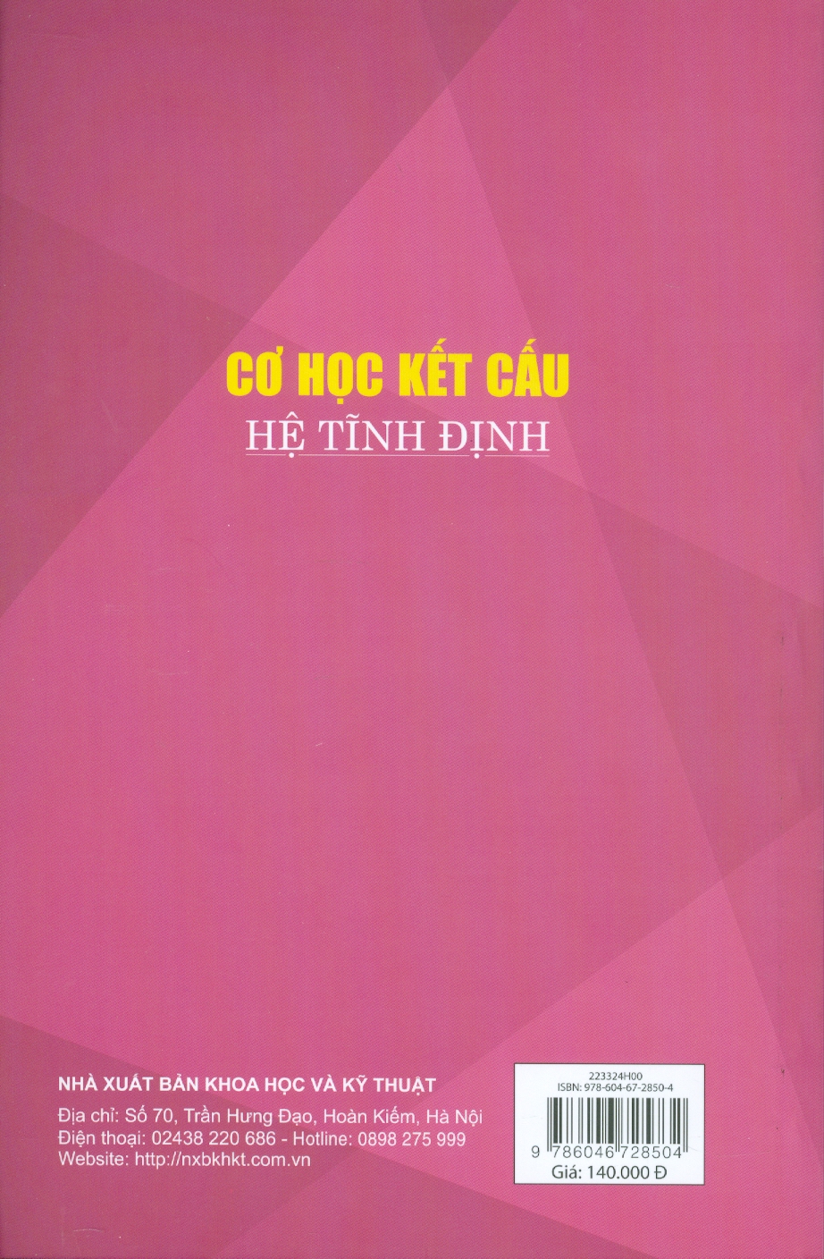 Cơ Học Kết Cấu - Hệ Tĩnh Định