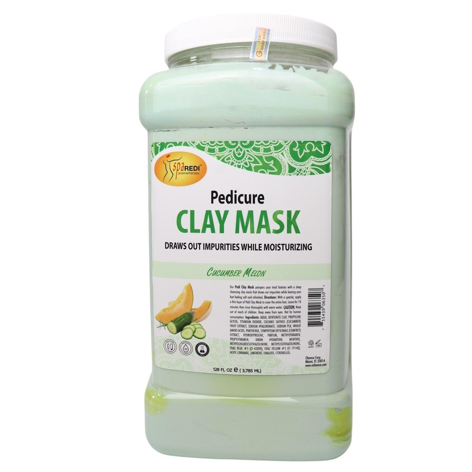 Măt nạ đất sét Pedi Clay Mask mùi Dưa 3785 ml