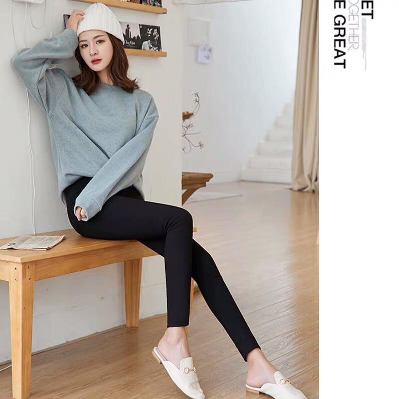 Quần Legging Nữ Dáng Dài Cạp Cao Xuất Hàn