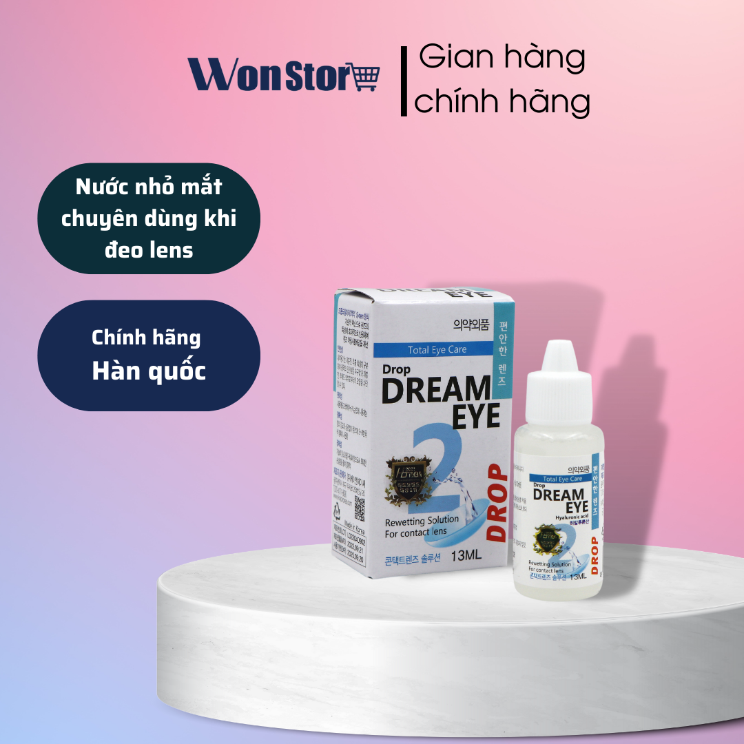 Nước nhỏ mắt chuyên dụng khi đeo lens Dream Eye