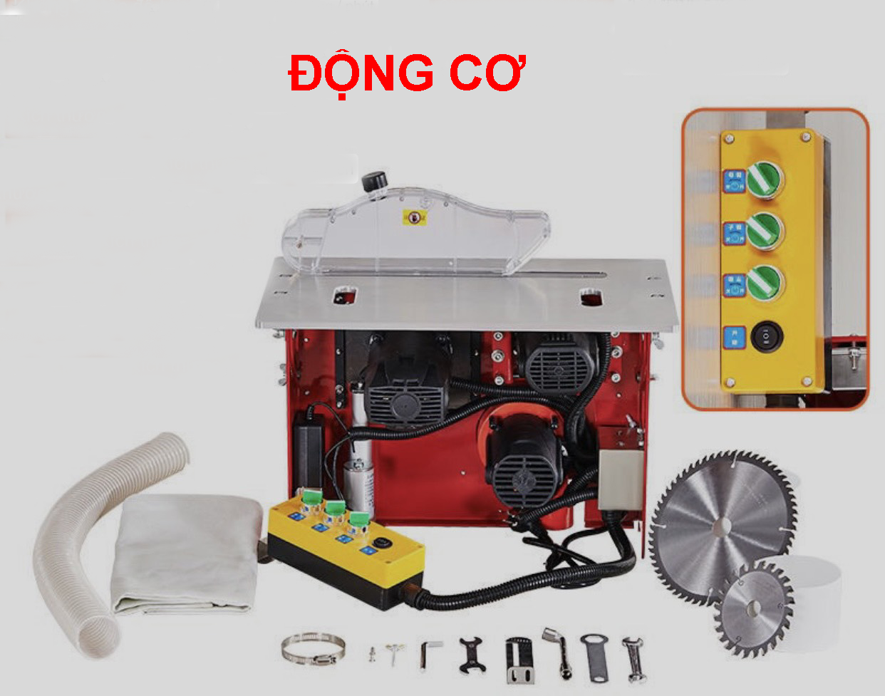 MÁY CƯA BÀN TRƯỢT ĐA NĂNG WJ-100 MIỄN SHIP