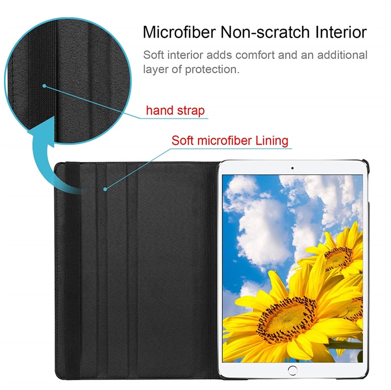 Bao da cho iPad Air 4 10.9 inch / Air 5 M1 10.9 inch 2022 xoay 360 độ hiệu HOTCASE - Hàng nhập khẩu