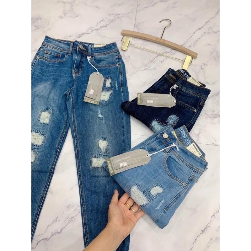 Jeans boy xước 3 màu