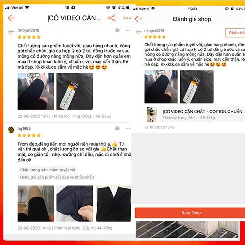 Quần Legging SALE Lửng ASO Ngố Dài Nâng Mông Cạp Cao Siêu Hot Siêu Co Giãn Loại 1 Big Size Đến 80kg chất liệu cao cấp