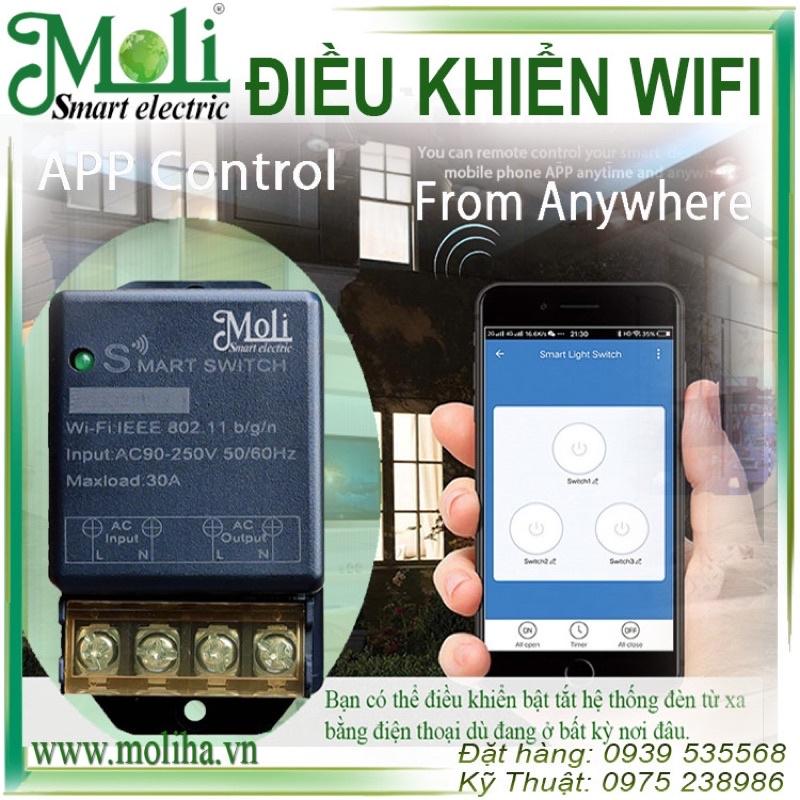 MOLI - ĐIỀU KHIỂN WIFI BẬT TẮT MÁY BƠM - THIẾT BỊ ĐIỆN TỪ XA QUA ĐIỆN THOẠI