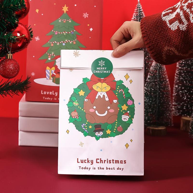 Set 6 túi giấy đựng quà Giáng Sinh