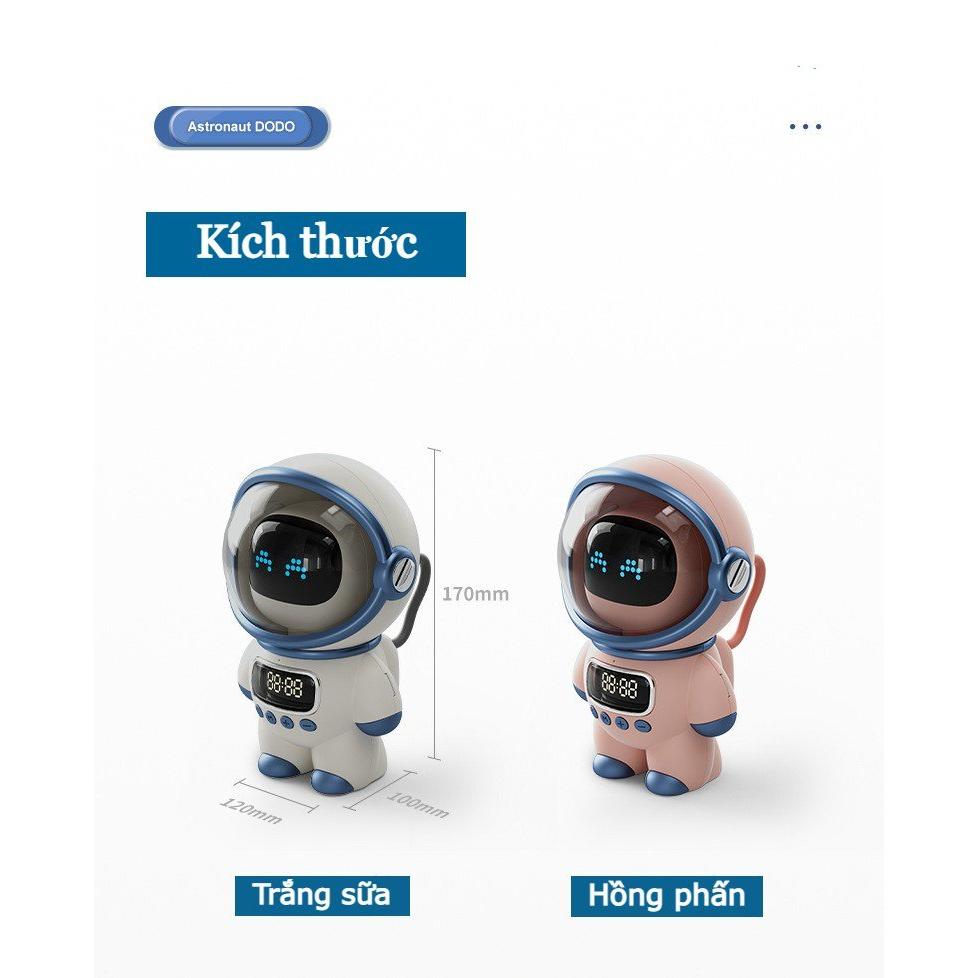 Loa Bluetooth Phi Hành Gia Đẹp mắt có đồng hồ báo thức tích hợp Astronaut AI Clock Speaker - âm thanh sống động
