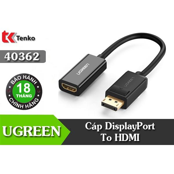 Cáp Chuyển Đổi Displayport Sang HDMI Ugreen 40362 - Hàng chính hãng