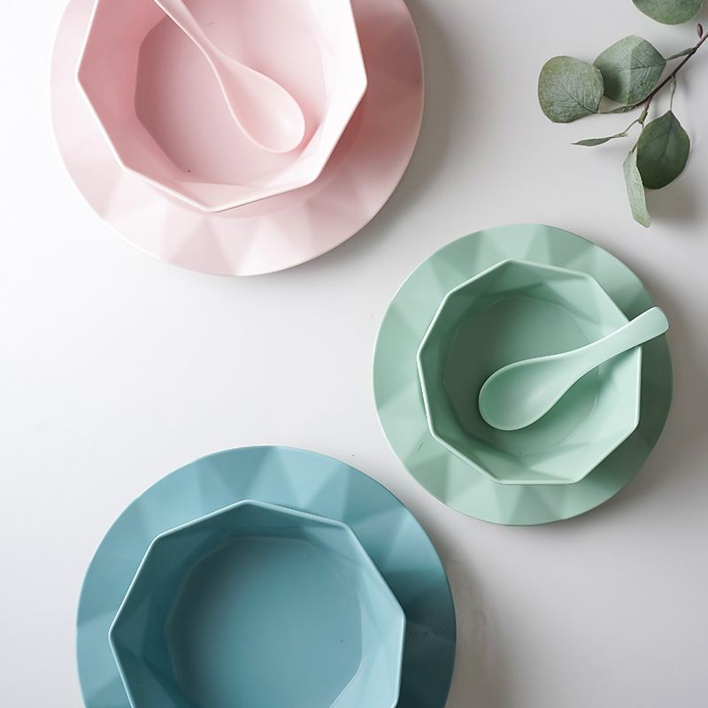 Chén Dĩa Melamine Màu Pastel Hiện Đại Sang Trọng Cao Cấp Giá Rẻ