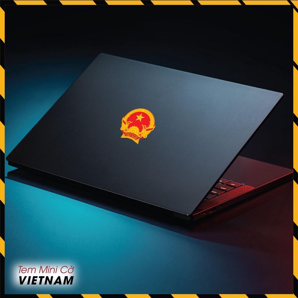 Sticker Quốc Huy, Tem Logo Quốc Huy Dán Laptop, Điện Thoại, Xe Máy, Xe Điện, Bình Nước,...ANCHI PRINTING