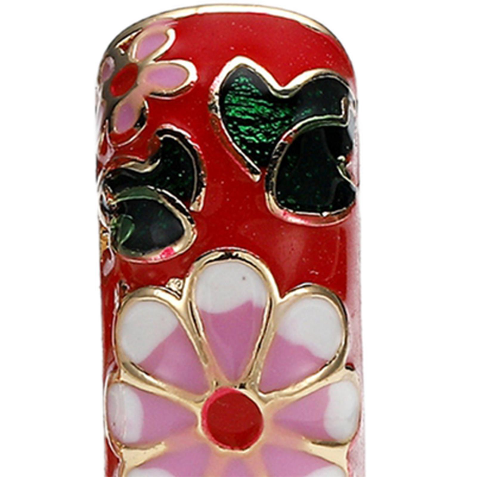 Elegant Hoop Earrings Party Jewelry Color Zircon Stud Earrings Red