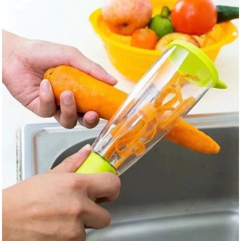 Dao gọt vỏ nhà bếp, dao gọt có khay đựng vỏ