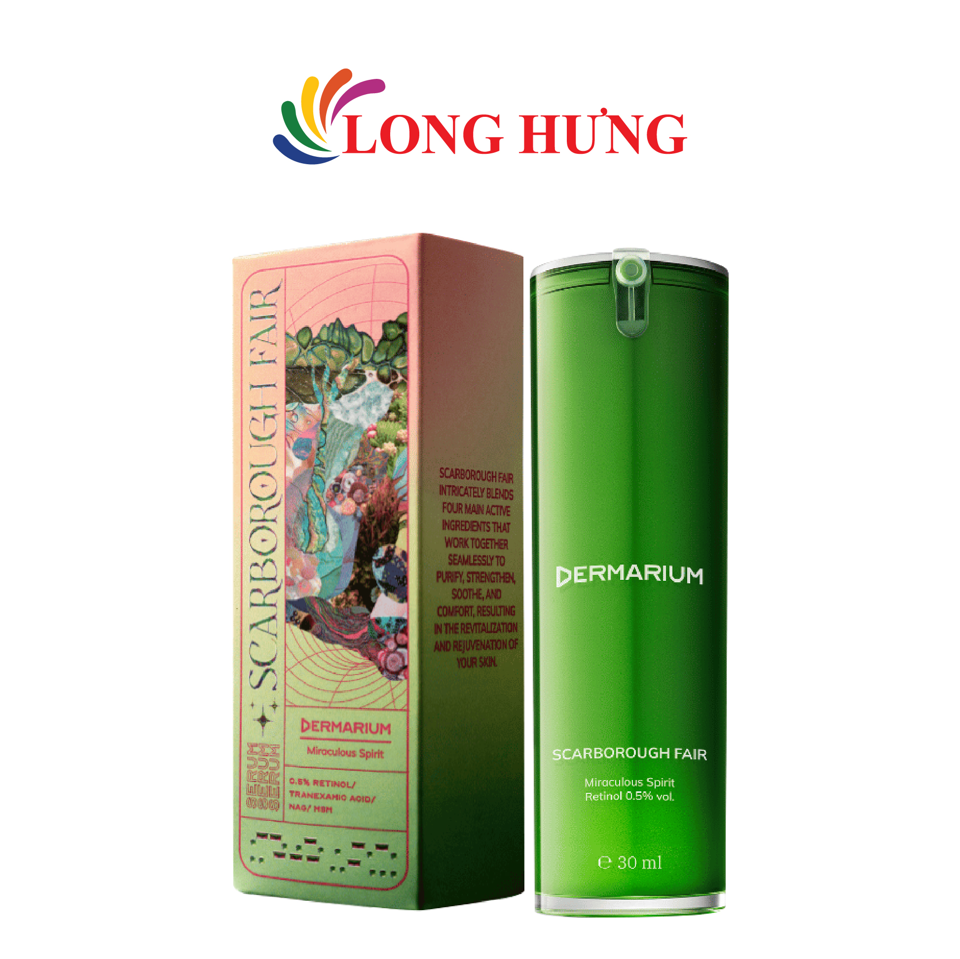 Tinh chất trẻ hóa da Dermarium Scarborough Fair (30ml) - Hàng chính hãng