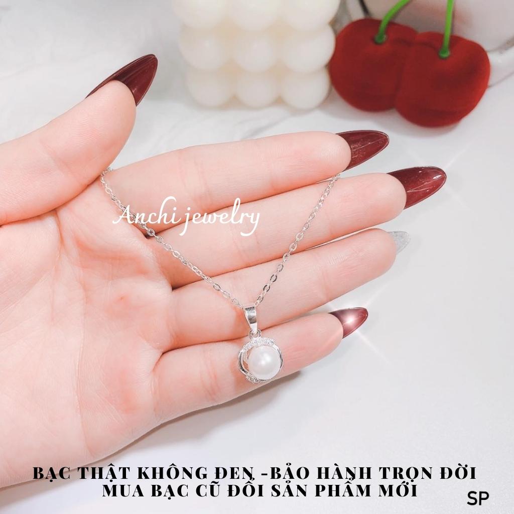 Dây chuyền bạc mặt ngôi sao,Dây chuyền nữ  trẻ trung thanh lịch,Anchijewelry