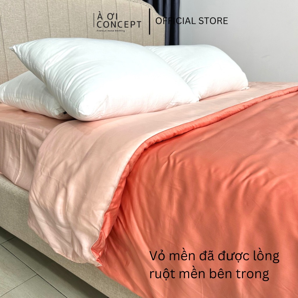 Vỏ Mền Lồng Ruột Lụa Tencel Hàn Quốc Cao Cấp Hoa Văn Nhiều Màu Kích Thước 1M6 Đến 2M4