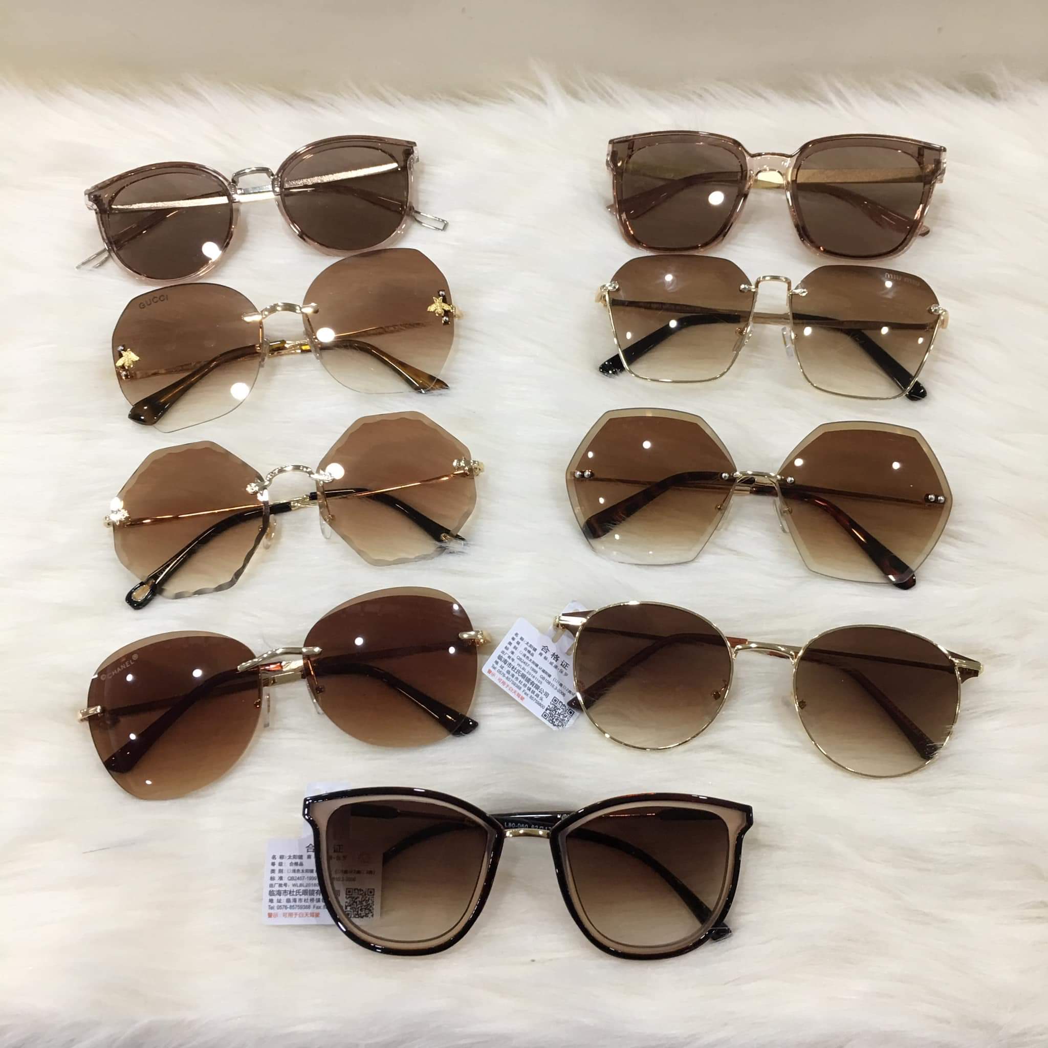 Thảm lông tròn chụp ảnh - Màu Trắng