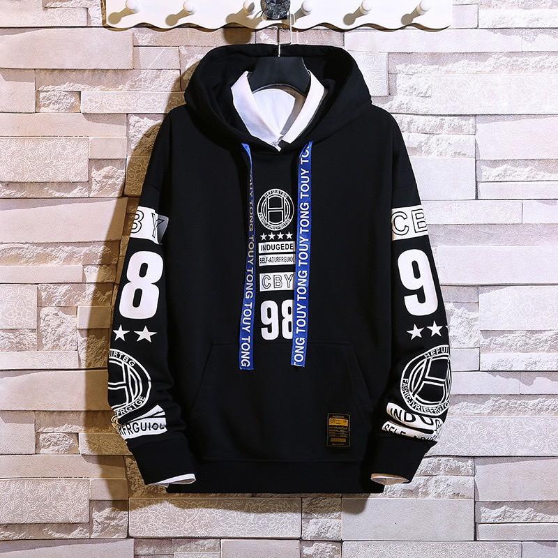 Áo hoodie nam ( TÁM -CHÍN )vải nỉ dày đẹp AO HOODIE FREE SIZE DƯỚI 65KG dibbycloset