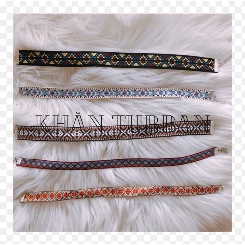 Vòng cổ boho vintage xinh xắn - Choker thổ cẩm