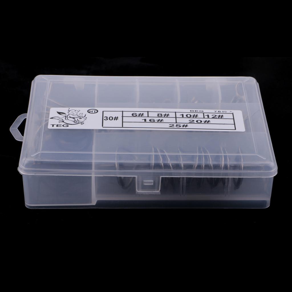 75x Stainless Steel Fishing Rod Guide Ring Rod Repair Kit DIY Tip Ring