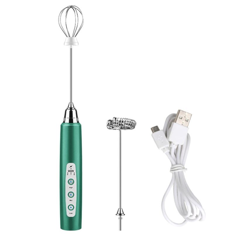 Cà Phê Sữa Frother Cầm Tay, USB Sạc 3 Tốc Độ Điện Bọt Sữa Máy Xay Sinh Tố Trộn Cho Cà Phê, Đánh Trứng