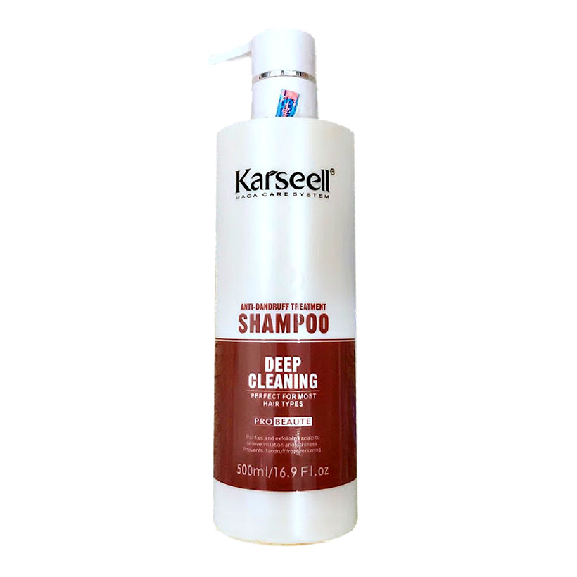 Dầu gội Karseell Maca Deep Cleaning Anti-Dandruff Shampoo ngăn ngừa gàu ngứa 500ml