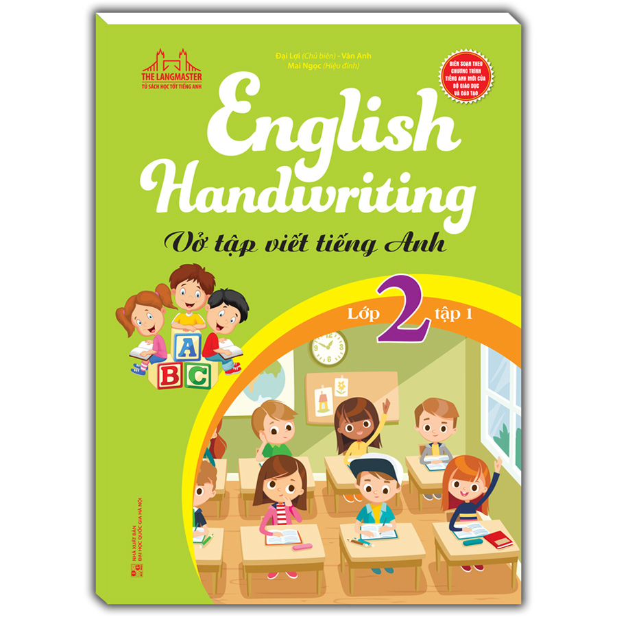 English Handwriting - Vở Tập Viết Tiếng Anh Lớp 2 - Tập 1