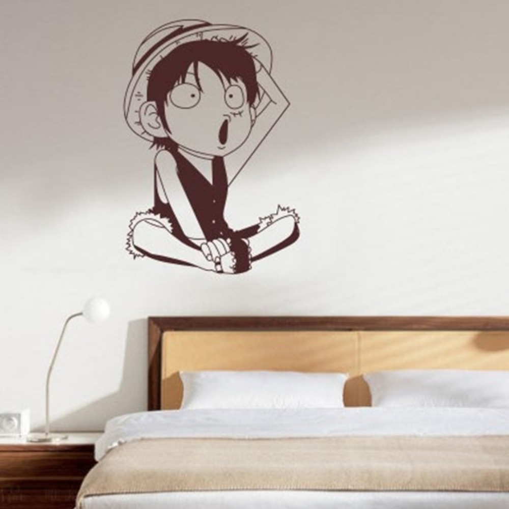 Decal Anime One Piece - Đảo Hải Tặc Monkey D. Lufffy dễ thương