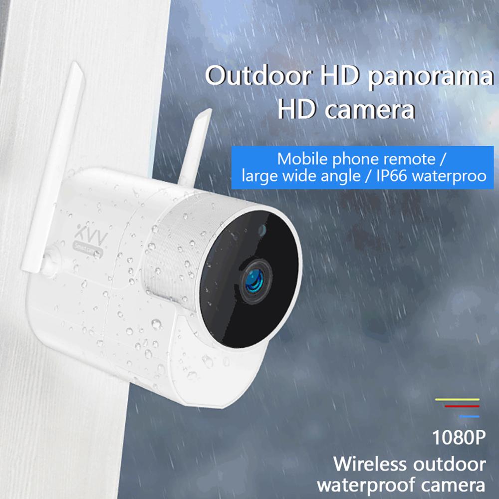 Camera ngoài trời Camera IP giám sát chống nước thông minh 1296P WIFI không dây Tầm nhìn ban đêm độ nét cao cho ứng dụng Mijia Mi Home Màu sắc: Với đèn LED64G